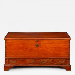 18th Century American Chippendale Walnut Blanket Chest circa 1780s - 4734918