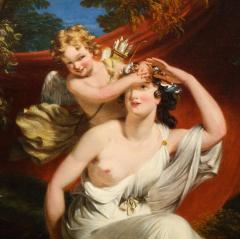 18th Century An Exceptional Quality Portrait of Venus and Cupid C 1780 - 2525971