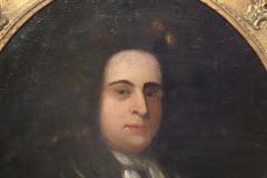 18th Century Antique Oil Painting on Canvas Oval Portrait of a Gentleman - 2792002