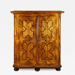18th Century Baroque Cabinet With Inlay Works Nutwood Plum Oak AT ca 1780 - 4596237