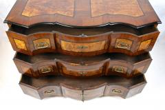 18th Century Baroque Chest Of Drawers Nutwood Maple Austria circa 1770 - 3332017