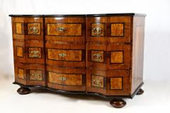 18th Century Baroque Chest Of Drawers Nutwood Maple Austria circa 1770 - 3332021