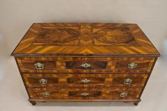 18th Century Baroque Nutwood Chest Of Drawers Austria ca 1780 - 4730040