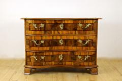 18th Century Baroque Nutwood Chest Of Drawers Commode South Germany ca 1760 - 3386560