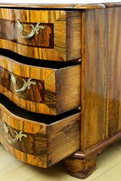 18th Century Baroque Nutwood Chest Of Drawers Commode South Germany ca 1760 - 3386564