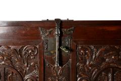 18th Century Baroque Style Cabinet On Stand Bargueno Vargueno - 1563977