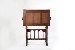 18th Century Baroque Style Cabinet On Stand Bargueno Vargueno - 1563982