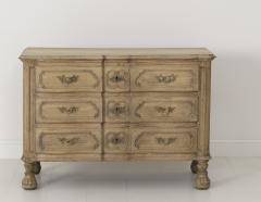 18th Century Belgian Louis XVI Period Arbalette Shaped Bleached Oak Commode - 781438