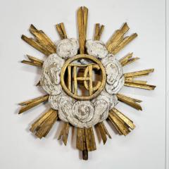 18th Century Carved Giltwood Church Sunburst - 3892270