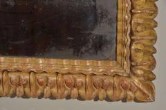 18th Century Carved Giltwood Italian Mirror with Original Glass - 3524205