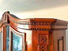 18th Century Cherrywood Vitrine Buffet Commode Inlayed Carved AT ca 1790 - 4791069