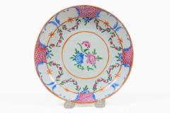 18th Century Chinese Export Famille Rose Plate - 4647323