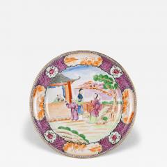18th Century Chinese Qianlong Famille Rose Plate - 3591204