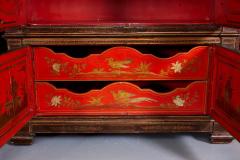 18th Century Chinoiserie Mirrored Cabinet - 3702771