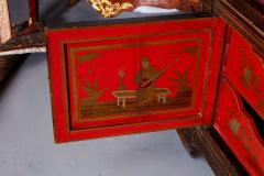 18th Century Chinoiserie Mirrored Cabinet - 3702774