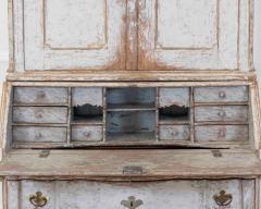 18th Century Danish Rococo Secretary with Serpentine Front circa 1760 - 4743951