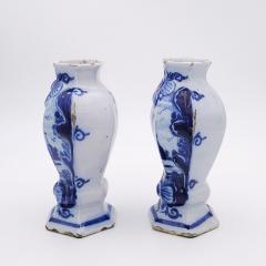 18th Century Delft Pair of Urns circa 1780 - 2960711