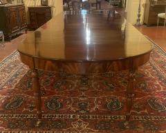 18th Century Dining Room Table With 8 Feet In Mahogany Of 5m Long - 3834210