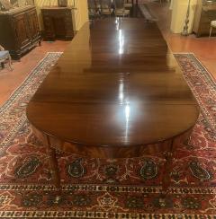 18th Century Dining Room Table With 8 Feet In Mahogany Of 5m Long - 3834212