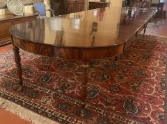 18th Century Dining Room Table With 8 Feet In Mahogany Of 5m Long - 3834215