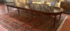 18th Century Dining Room Table With 8 Feet In Mahogany Of 5m Long - 3834217