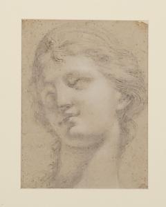 18th Century Drawing of a Carved Portrait Bust England circa 1800 - 2993655