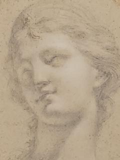18th Century Drawing of a Carved Portrait Bust England circa 1800 - 2993656