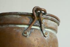 18th Century Eared Pot in Patinated Copper - 4468257