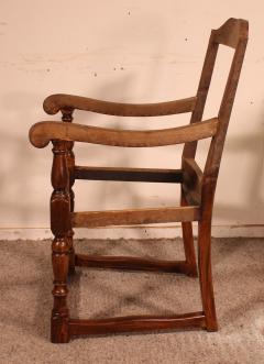 18th Century English Armchair In Oak - 3127010