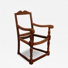 18th Century English Armchair In Oak - 3130461