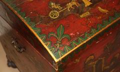 18th Century English Chinese Export Lacquer Gilt Chinoiserie Cassone - 3501109