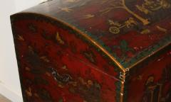 18th Century English Chinese Export Lacquer Gilt Chinoiserie Cassone - 3501120