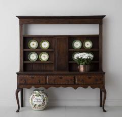 18th Century English Georgian Hutch Welsh Dresser in Two Parts - 618350