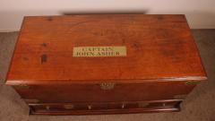 18th Century English Navy Chest Circa 1740 Of Captain John Asher - 4001382