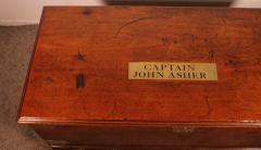 18th Century English Navy Chest Circa 1740 Of Captain John Asher - 4001385