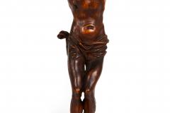 18th Century Finely Carved Boxwood Corpus Christi on Stand - 4737758