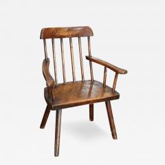 18th Century Folk Art Welsh Stick Chair - 3601583