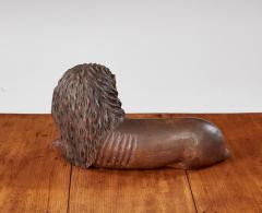 18th Century Folk Carved Lion - 4206046