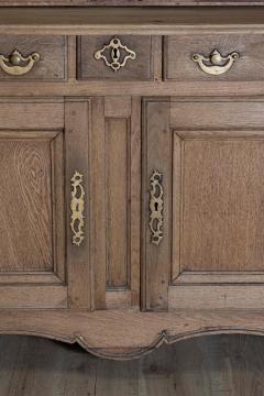 18th Century French Bleached Oak Buffet Deux Corps - 3955347