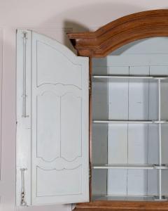 18th Century French Blond Oak Buffet Deux Corps with Molded Panels - 4364622