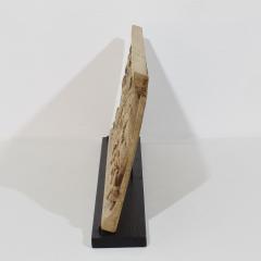 18th Century French Carved Oak Panel Depicting Two Angels And An Eagle - 4121468