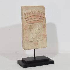 18th Century French Carved Stone Coat of Arms - 4111825