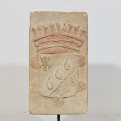 18th Century French Carved Stone Coat of Arms - 4111830