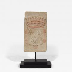 18th Century French Carved Stone Coat of Arms - 4125244