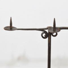 18th Century French Hand Forged Iron Candleholder - 4114473