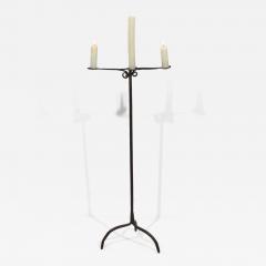 18th Century French Hand Forged Iron Candleholder - 4439900
