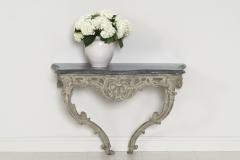 18th Century French Louis XV Period Console Table With Blue Turquin Marble Top - 781261