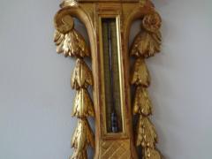 18th Century French Louis XVI Giltwood Barometer - 4817235