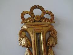 18th Century French Louis XVI Giltwood Barometer - 4817239