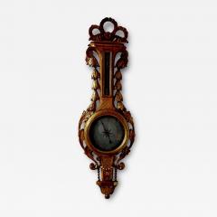 18th Century French Louis XVI Giltwood Barometer - 4817743